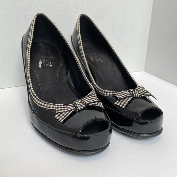 A2 By Aerosoles Peep Toe Dress Shoe Pumps Size 9 - Picture 5 of 6